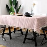 Nordic Cotton Linen Tablecloth