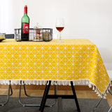 Nordic Cotton Linen Tablecloth